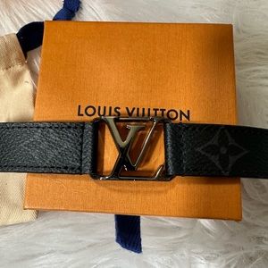 Louis Vuitton Monogram eclipse Hockenheim bracelet